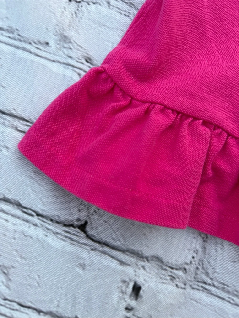 Ralph Lauren Preppy Rugby Tennis Prep Baby Dress Pink Polo 24 Months Crest Logo